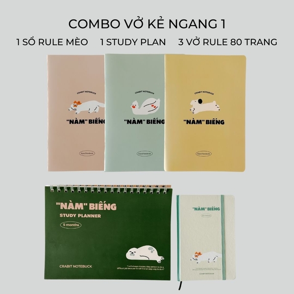 Combo Sổ Vở Planner "Nàm" Biếng