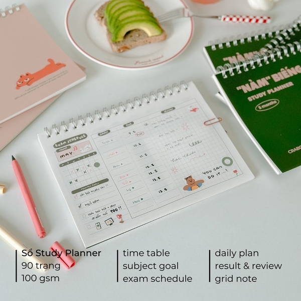 Combo Sổ Vở Planner "Nàm" Biếng