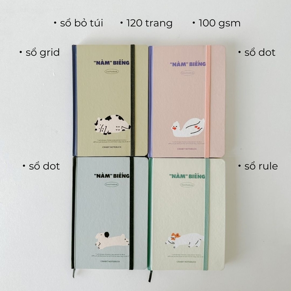 Combo Sổ Vở Planner "Nàm" Biếng
