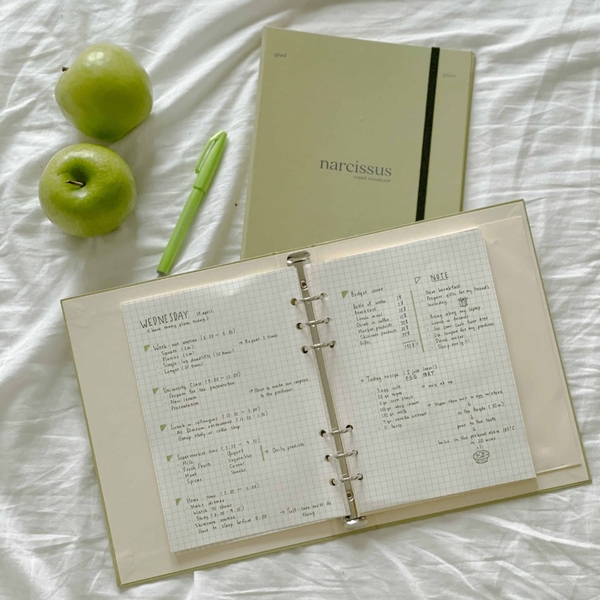 Sổ còng A5 6 lỗ - Narcissus