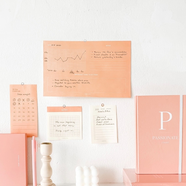 Passionate Notepack - Tập 4 loại giấy note - 120 Tờ