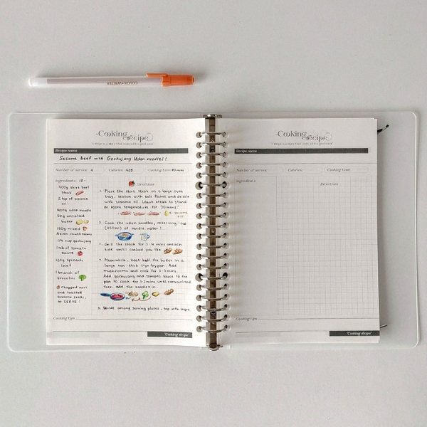 Tập giấy ruột sổ còng B5 lên kế hoạch 26 lỗ