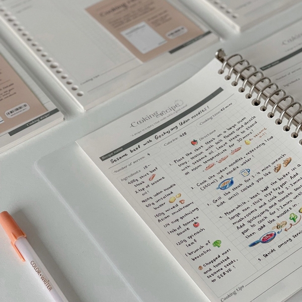 Tập giấy ruột sổ còng A5 lên kế hoạch 20 lỗ