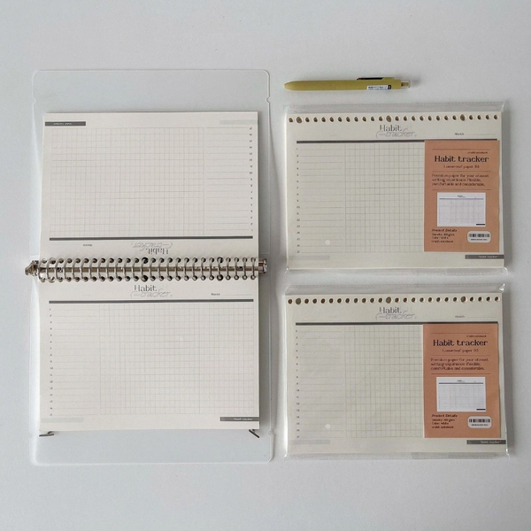 Tập giấy ruột sổ còng B5 lên kế hoạch 26 lỗ