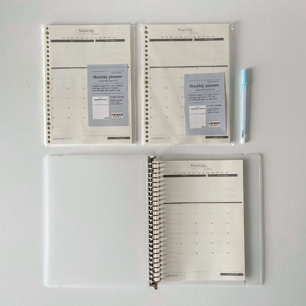 Tập giấy ruột sổ còng B5 lên kế hoạch 26 lỗ