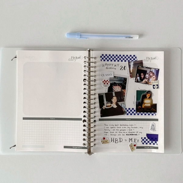 Tập giấy ruột sổ còng A5 lên kế hoạch 20 lỗ