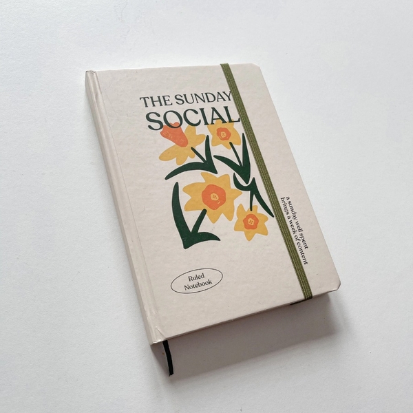 Sổ kẻ ngang A5, 130gsm, The Sunday Social, Hoa Be