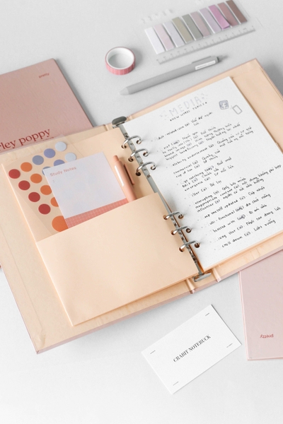 Sổ còng A5 6 lỗ - Shirley Poppy