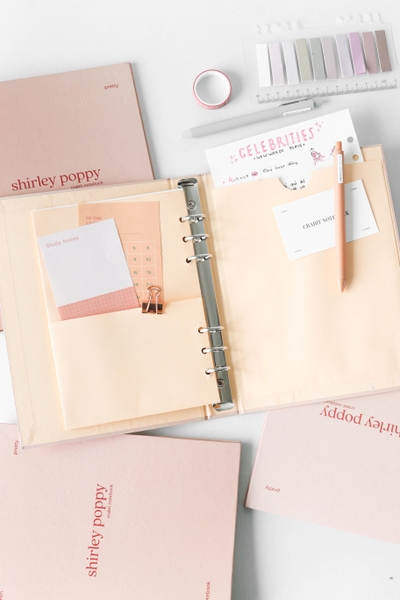 Sổ còng A5 6 lỗ - Shirley Poppy