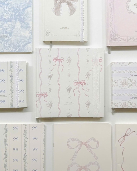 Sketchbook Khổ Vuông 190gsm The Reverie Diary - Nhũ Nơ Hồng