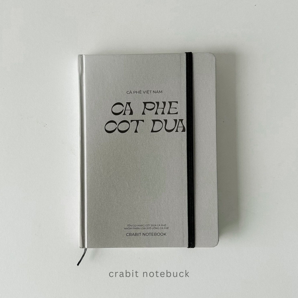 Sổ grid A5 130gsm - Cà phê Cốt dừa