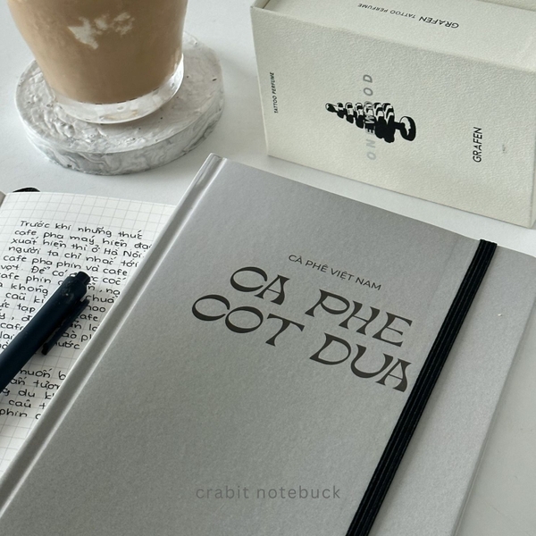 Sổ grid A5 130gsm - Cà phê Cốt dừa