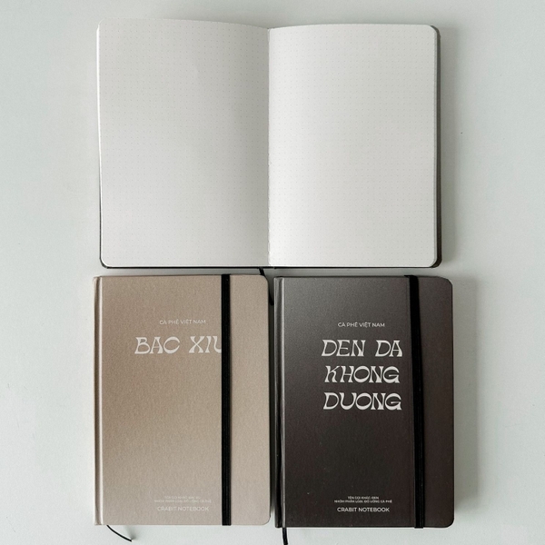 Sổ dot A5130gsm - Bạc xỉu