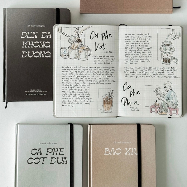 Sổ dot A5130gsm - Bạc xỉu