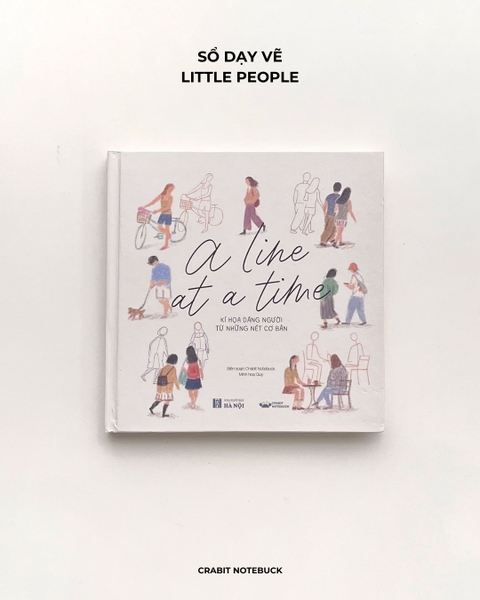 Sổ dạy vẽ A Line At A Time - Little People