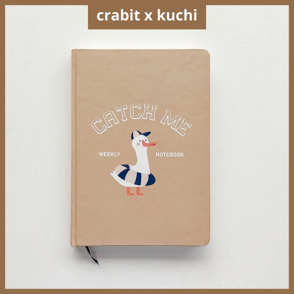 Sổ kế hoạch tuần weekly planner 130gsm - Crabit x Kuchi - Great like Goose