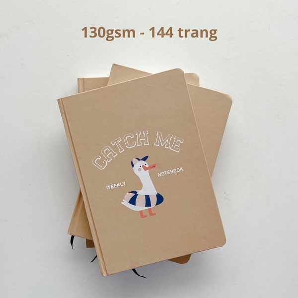 Sổ kế hoạch tuần weekly planner 130gsm - Crabit x Kuchi - Great like Goose