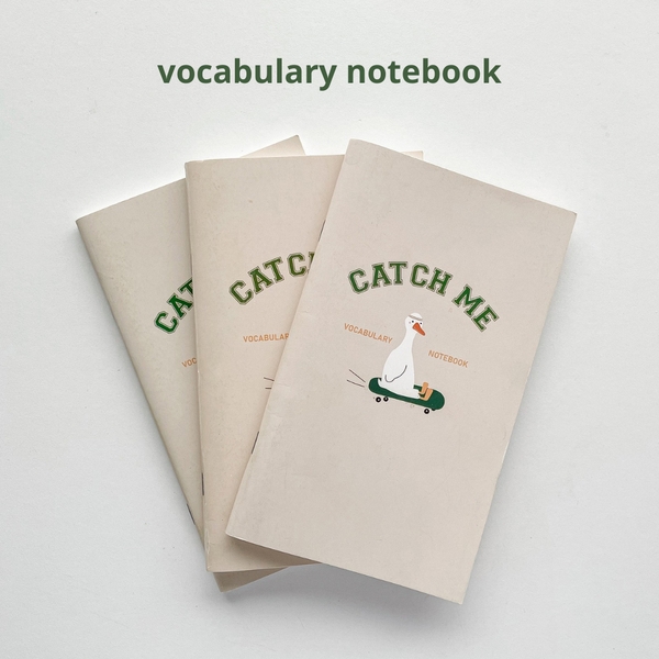 Sổ học từ vựng Catch me - Crabit x Kuchi - Great like Goose