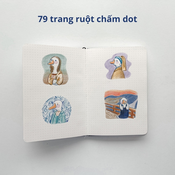 Sổ quản lý dự án cá nhân Project Planner 130gsm - Crabit x Kuchi - Great like Goose