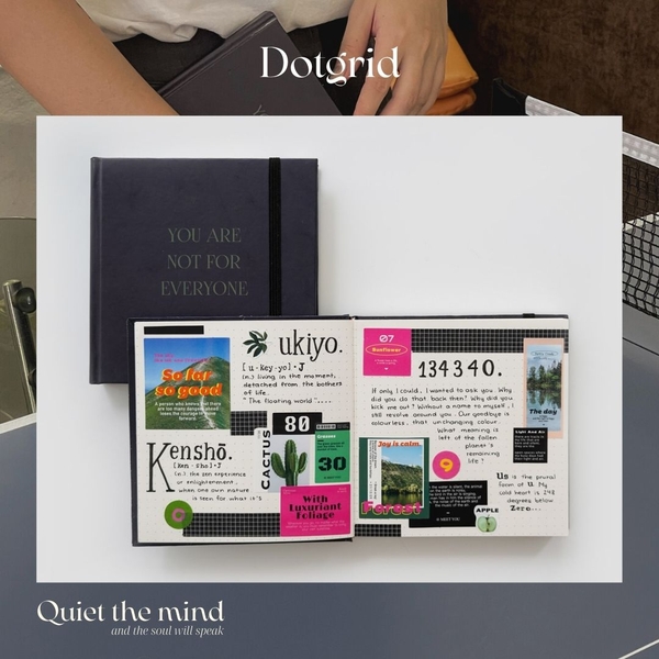 Sổ khổ vuông - Combo 6 cuốn Quiet the Mind