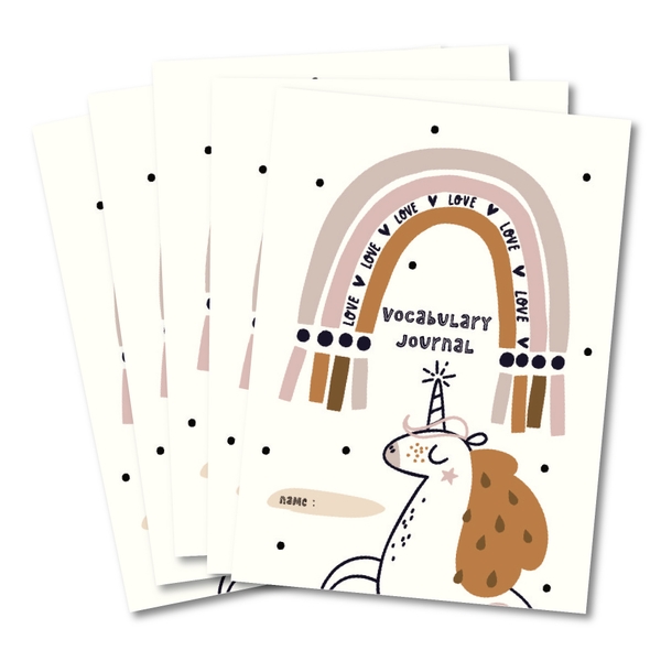 Combo 5 vở học từ mới - Kỳ lân