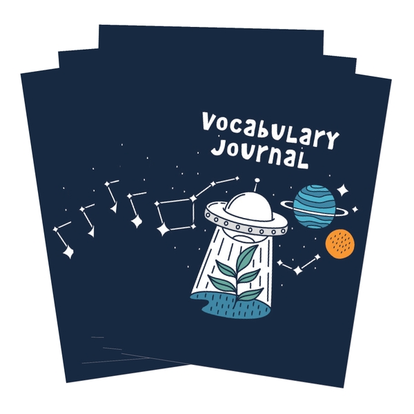 Combo 5 vở học từ mới - Vũ trụ