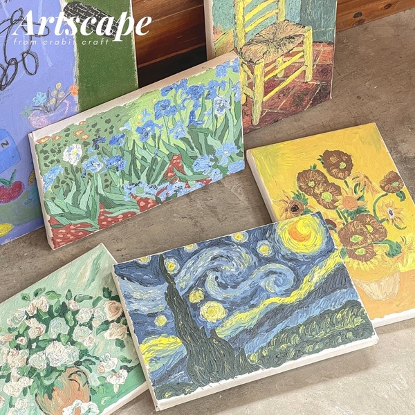 Tranh đắp nổi Crabit Artscape The Van Gogh Series - Sunflowers