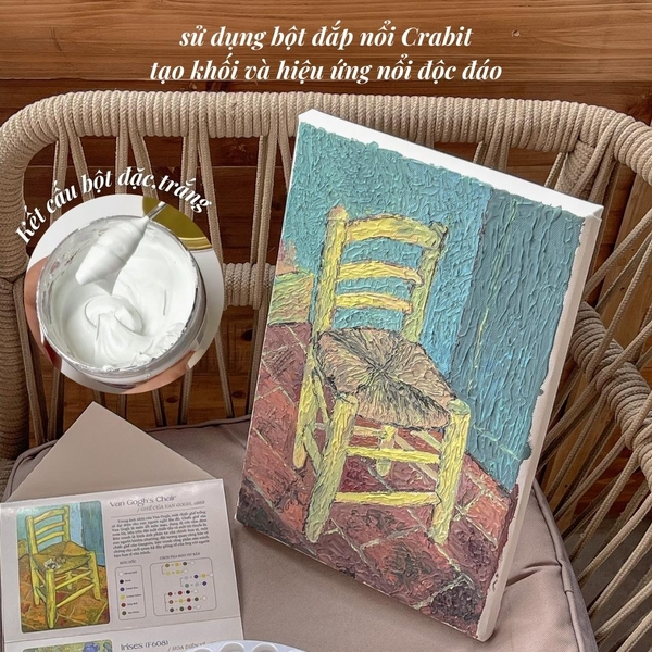 Tranh đắp nổi Crabit Artscape The Van Gogh Series - Vangogh's Chair