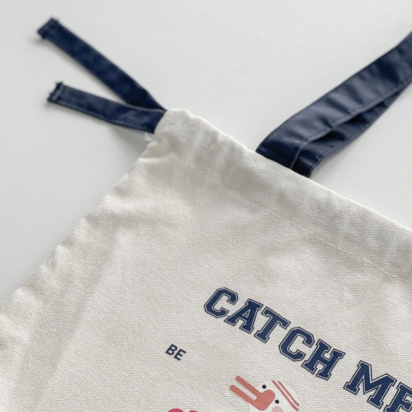 Túi vải canvas có dây rút hình ngỗng - Crabit x Kuchi - Great like Goose