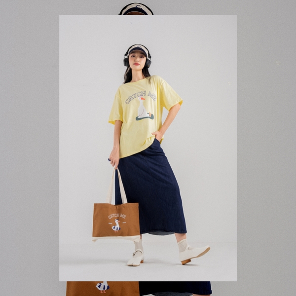 Túi tote hình ngỗng - Crabit x Kuchi - Great like Goose