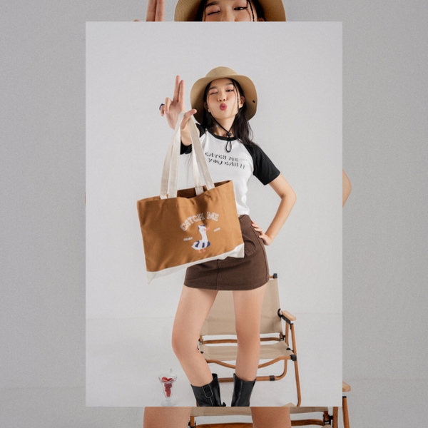 Túi tote hình ngỗng - Crabit x Kuchi - Great like Goose