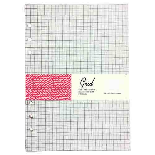 Ruột sổ ô vuông - Grid - 100 tờ