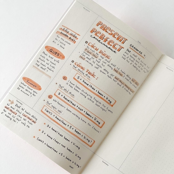 Vở cornell may gáy 80 trang 100gsm - Dot hồng