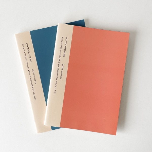 Vở dotted 80 trang may gáy 100gsm - Hồng