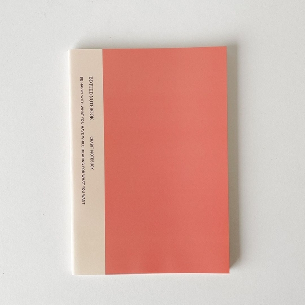 Vở dotted 80 trang may gáy 100gsm - Hồng