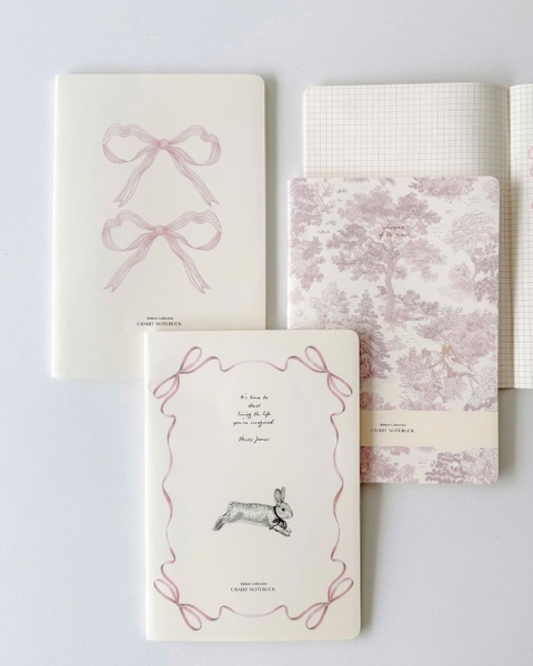 Combo 3 Vở grid caro 80gsm 100 trang The Reverie Diary