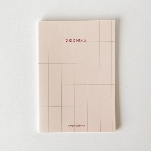 Vở ô vuông 80 trang may gáy 100gsm - Vàng ô vuông