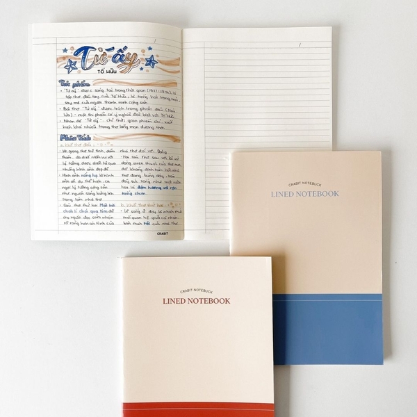 Vở kẻ ngang may gáy 72 trang 100gsm - Đỏ