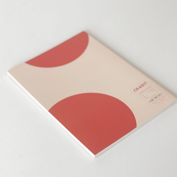 Vở white line may gáy 80 trang 100gsm - Vàng đỏ