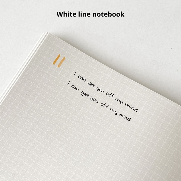 Vở white line may gáy 80 trang 100gsm - Cam