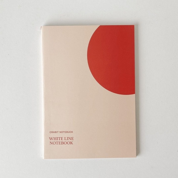 Vở white line may gáy 80 trang 100gsm - Vàng đỏ