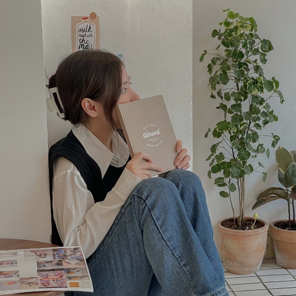 Sổ tay Grid - Almond