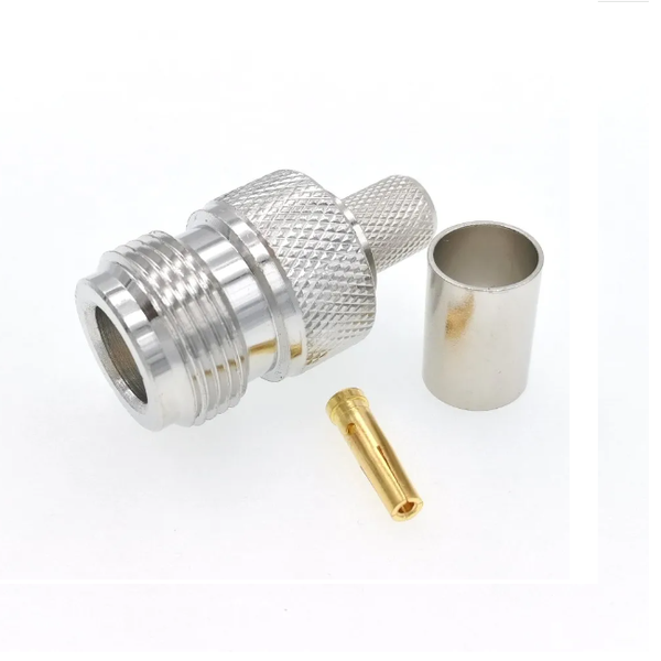 Đầu N female hàn cáp RG5 RG6 LMR300 N-K-5 Linh Kiện 888