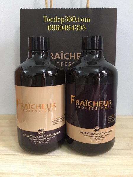 Cặp gội xả Fraicheur dưỡng ẩm phục hồi nước Hoa 500ml(Mẫu mới)
