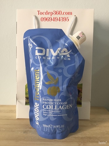 Ủ Collagen Diva siêu mềm mượt 500ml