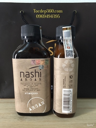 Cặp gội xả dưỡng phục hồi Nashi Argan 200ml(Tem code mới)