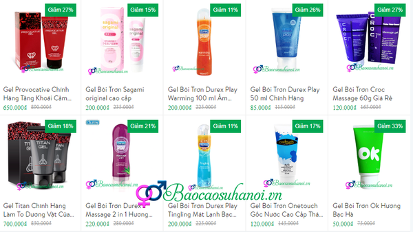 gel bôi trơn tại long biên