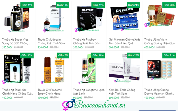 thuốc xịt chống xuất tinh sớm ở hưng yên