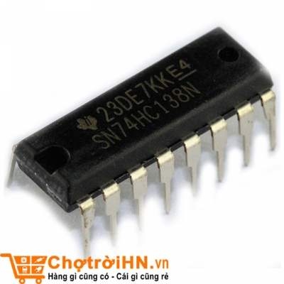 IC 74HC138 chất lượng - 74HC138 3 TO 8 DECODER/DEMULTIPLEXER DIP16 ...