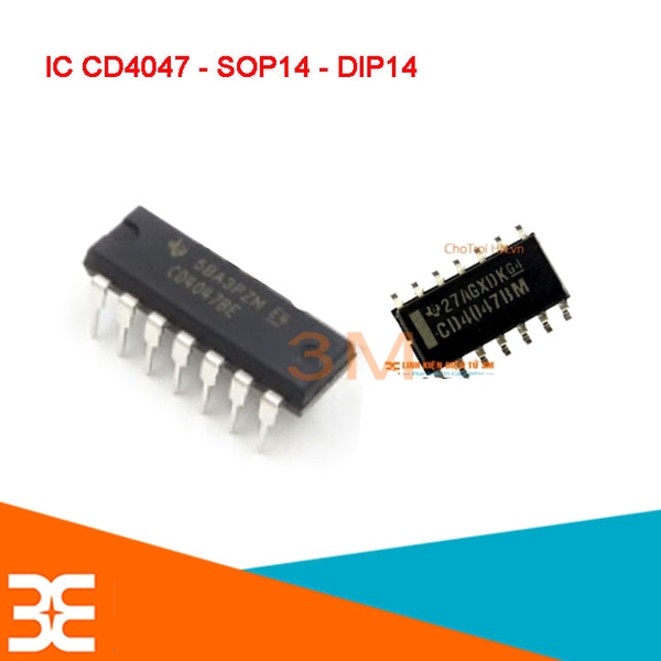 IC CD4047 chất lượng, giá rẻ - Linh Kiện 3M | ChợTrờiHN.vn | Linh Kiện ...